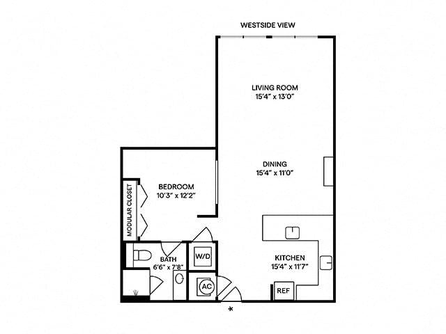 Floorplan diagram for S7, showing Studio
