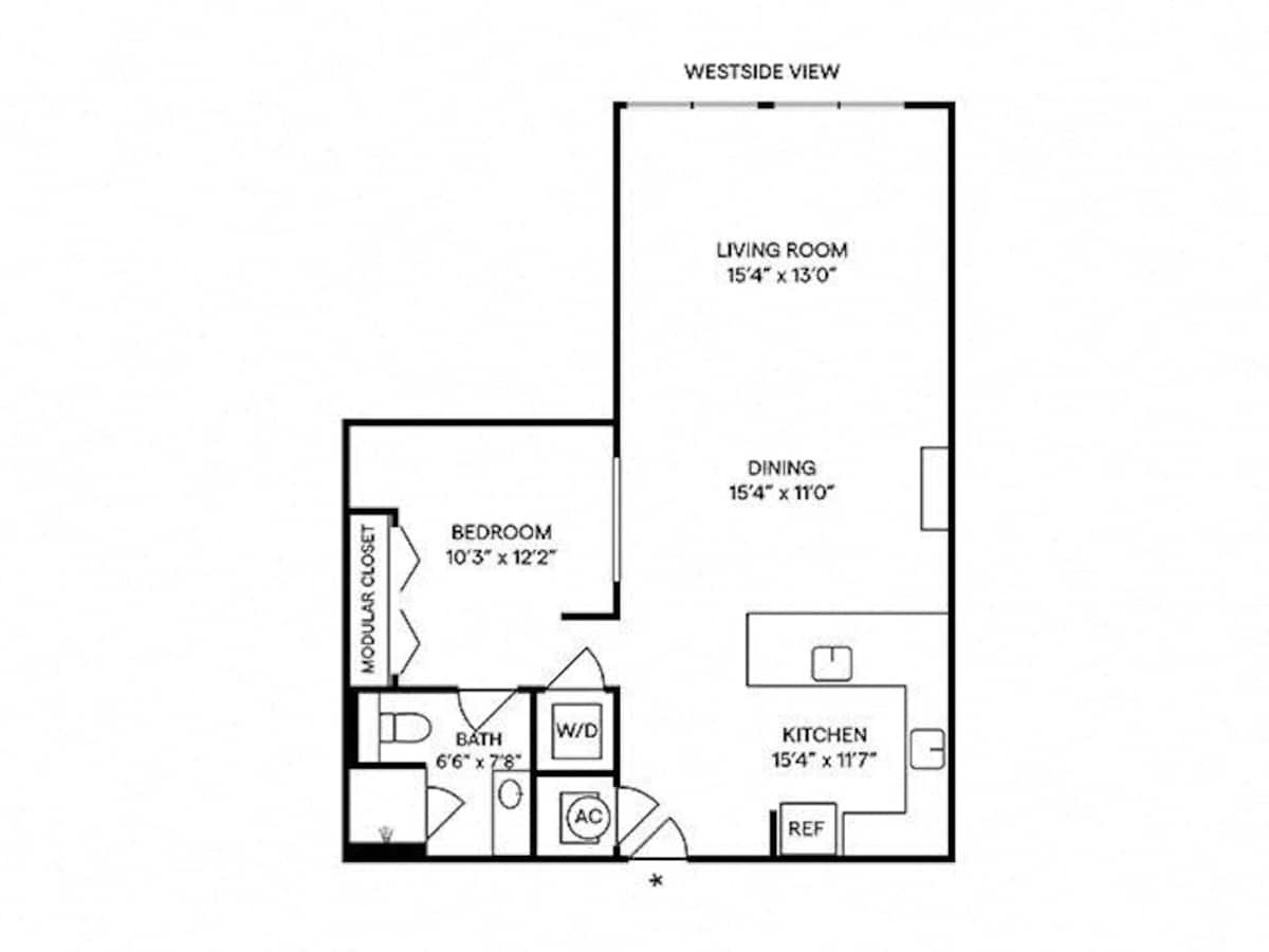 Floorplan diagram for S7, showing Studio