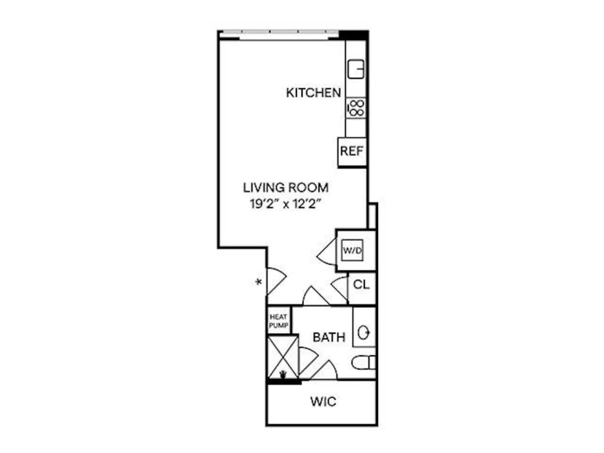 Floorplan diagram for S3, showing Studio