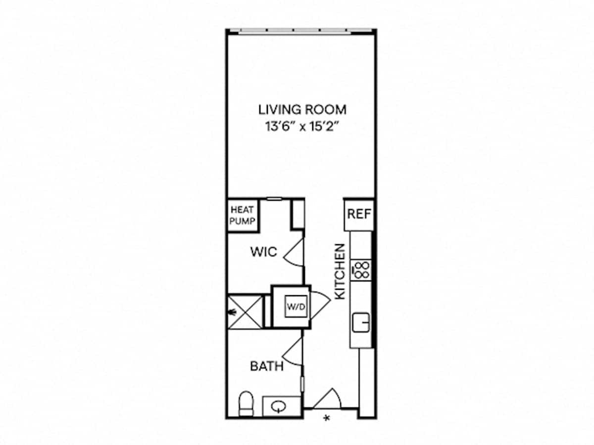 Floorplan diagram for S4, showing Studio