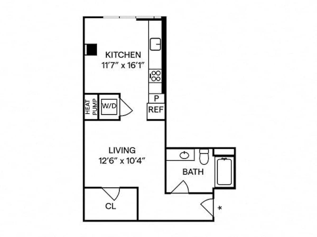 Floorplan diagram for S5, showing Studio