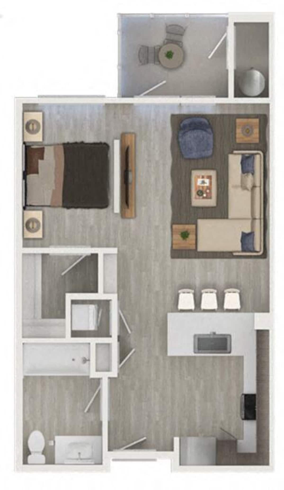 Floorplan diagram for S2, showing Studio