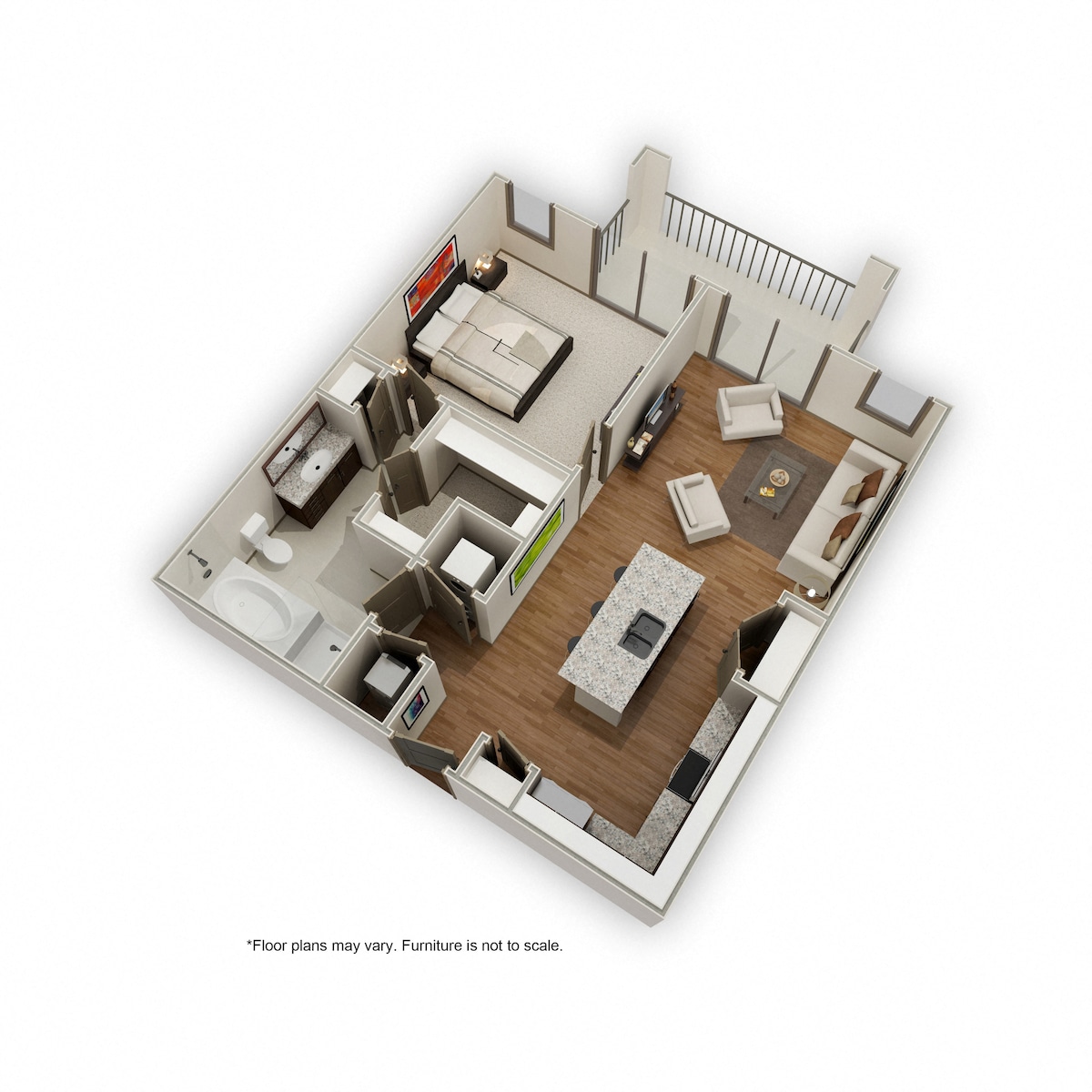 Floorplan diagram for A9, showing 1 bedroom