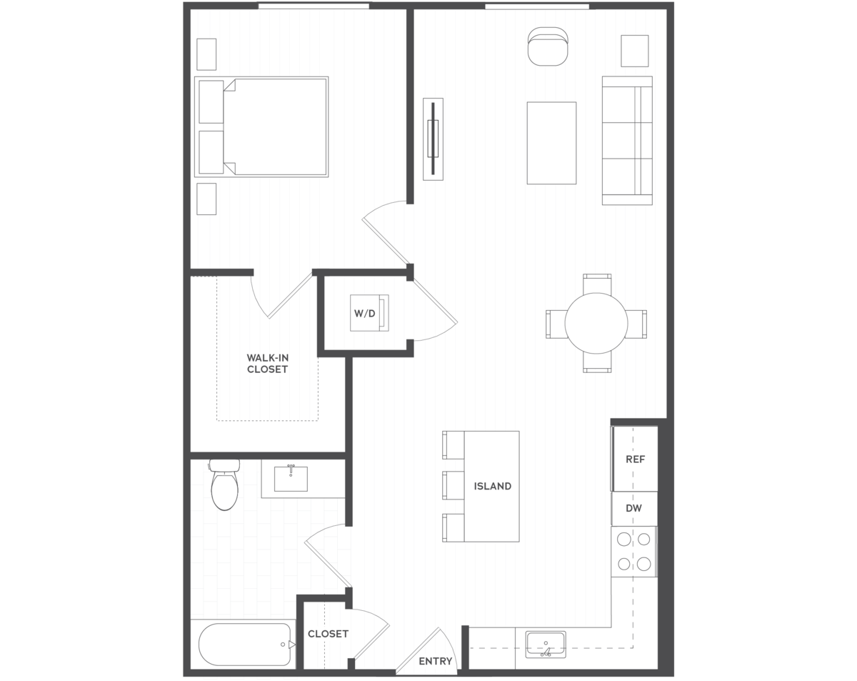 Floorplan diagram for B2.2, showing 1 bedroom