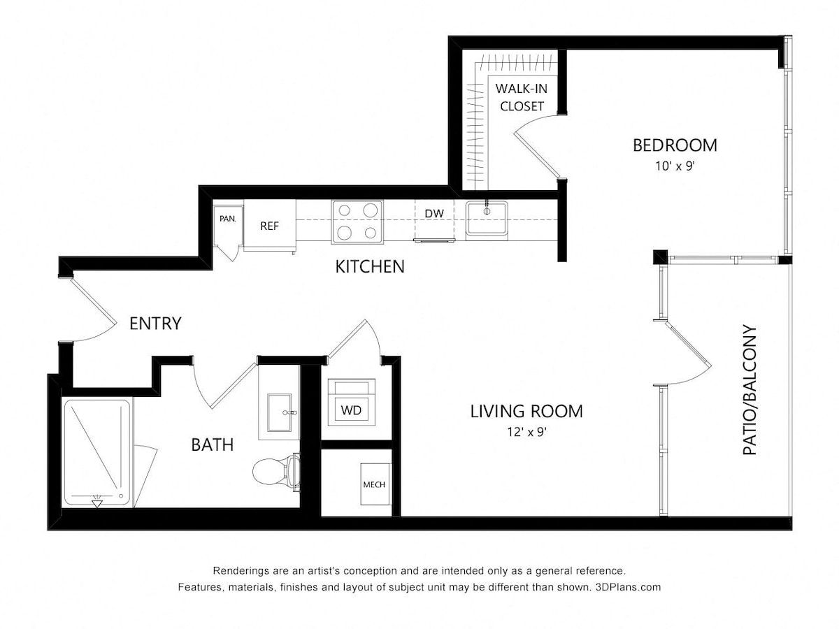 Floorplan diagram for TOWER S7, showing Studio