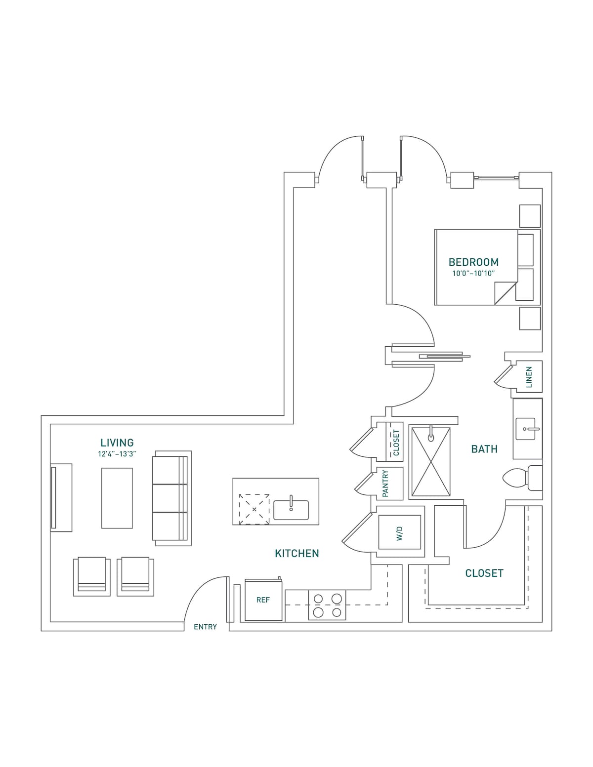 Floorplan diagram for S6, showing Studio
