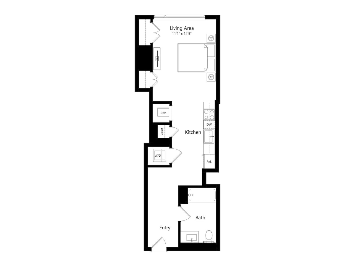 Diagrama del plano para Verde S05, que muestra Estudio