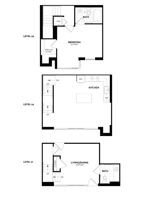 Floorplan diagram for T5, showing 1 bedroom