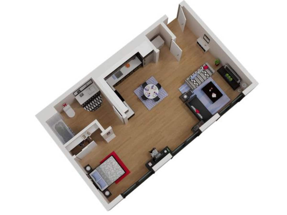 Floorplan diagram for S3, showing Studio