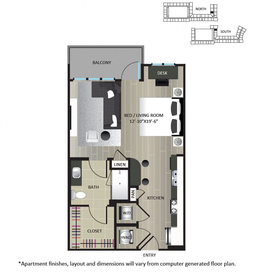Plano de S2, que muestra Estudio