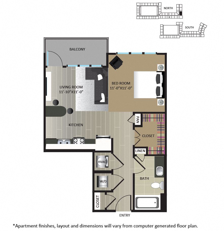 Floorplan diagram for S3, showing Studio