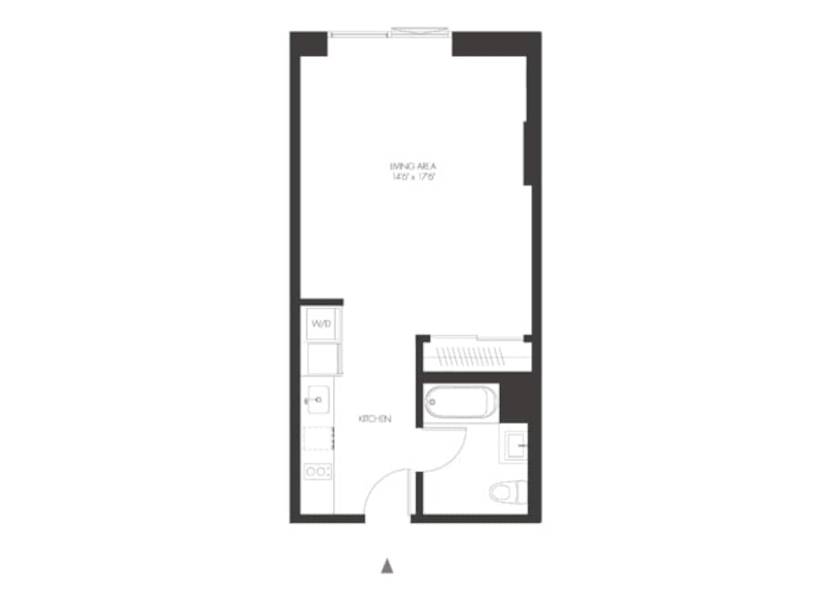 Floorplan diagram for SA1, showing Studio