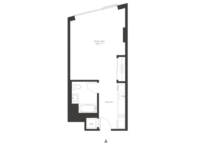 Floorplan diagram for SA2, showing Studio