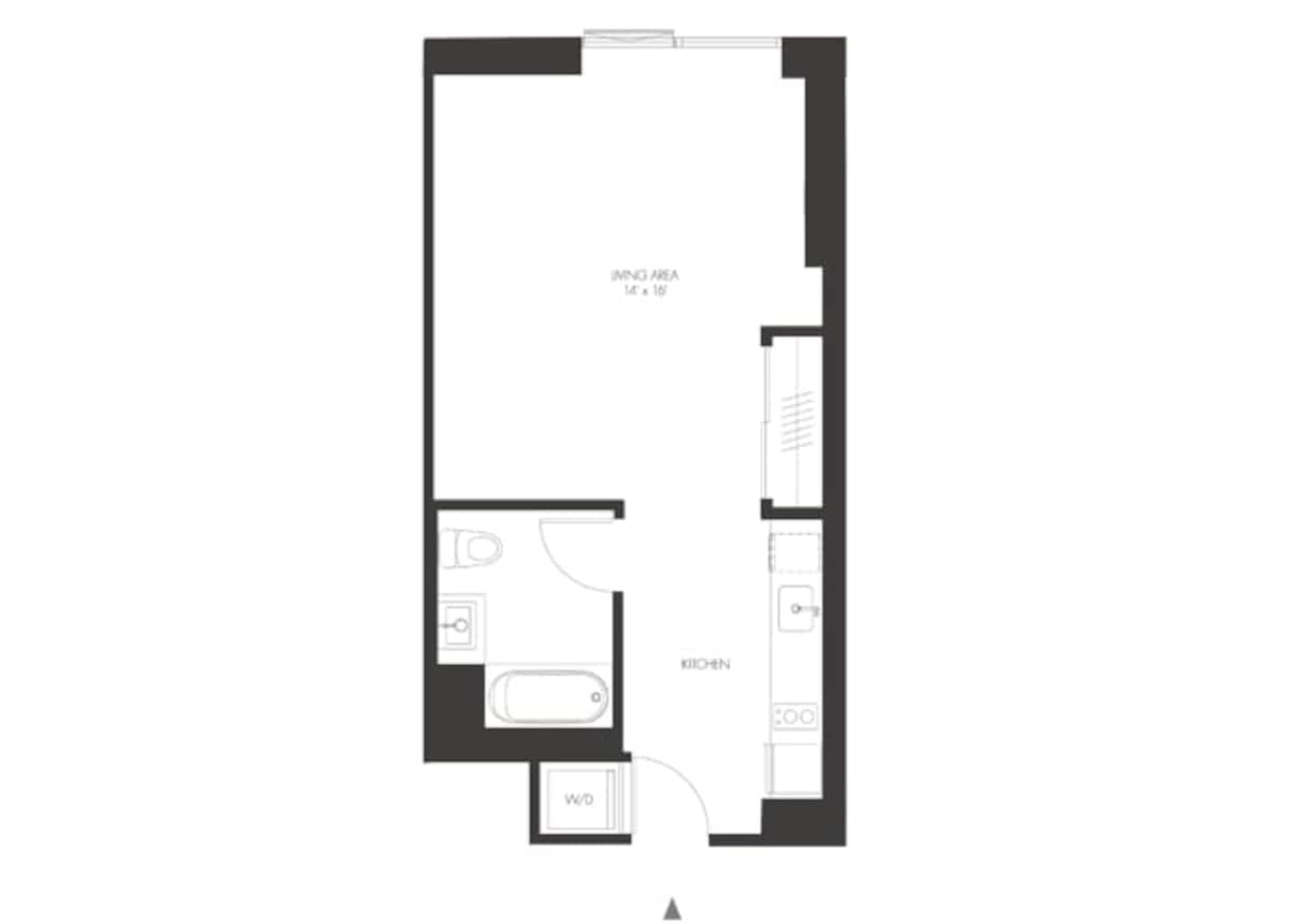 Floorplan diagram for SA3, showing Studio