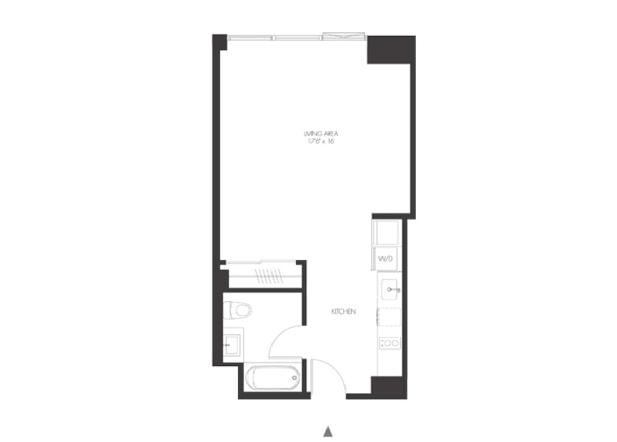 Floorplan diagram for SA5, showing Studio