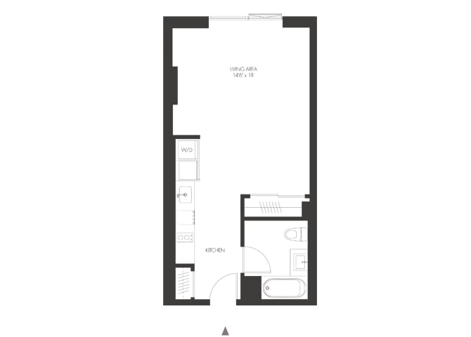Floorplan diagram for SA7, showing Studio