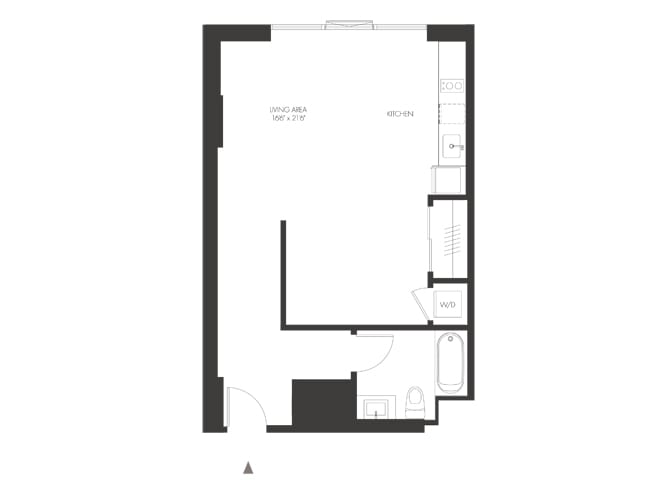 Floorplan diagram for SB2, showing Studio