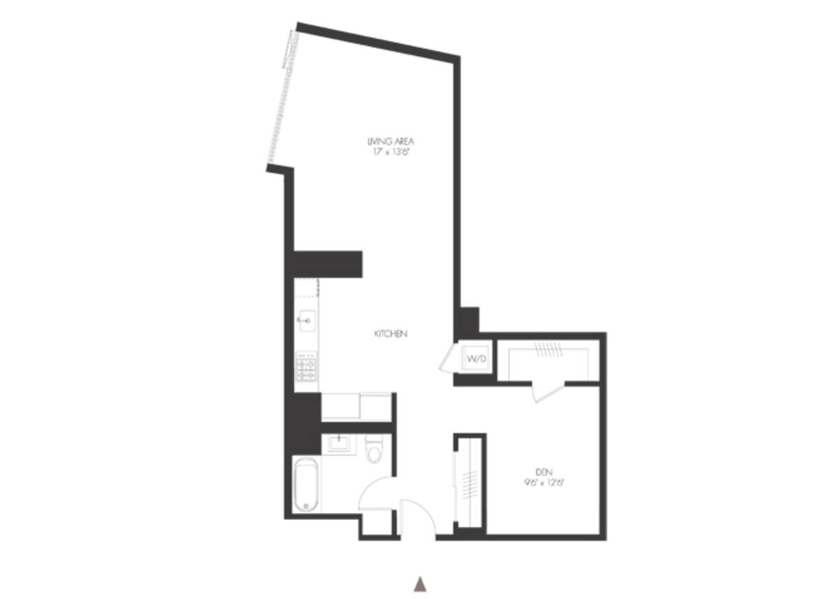 Floorplan diagram for SZ, showing Studio