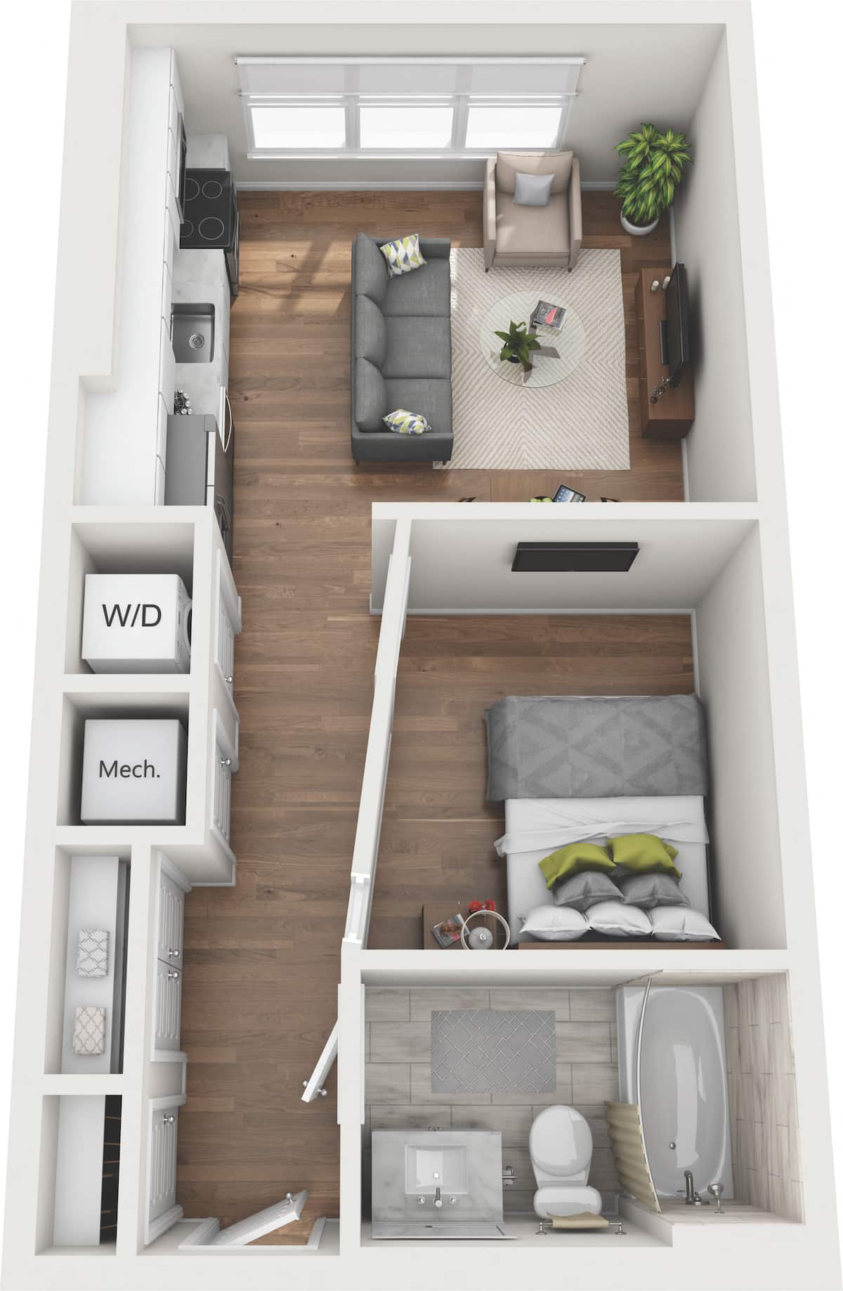 Floorplan diagram for S4, showing Studio