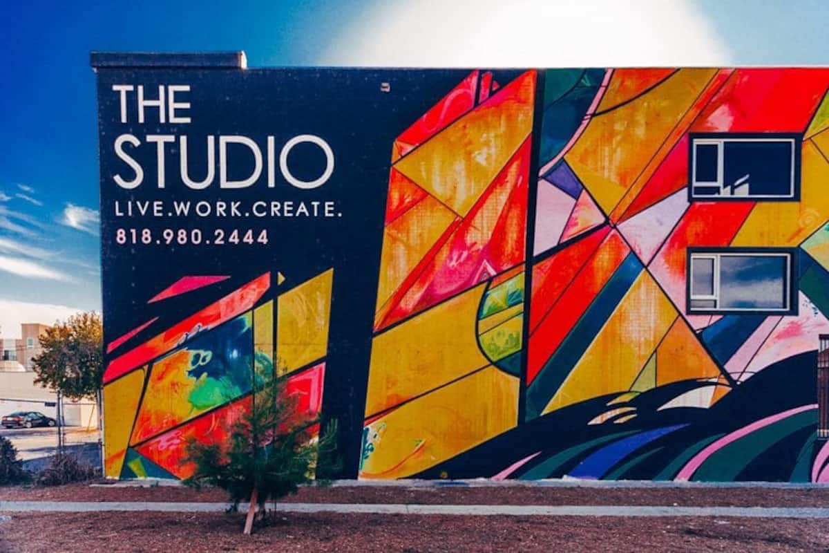 Exterior of The Studio NoHo, an Airbnb-friendly apartment in Los Angeles, CA