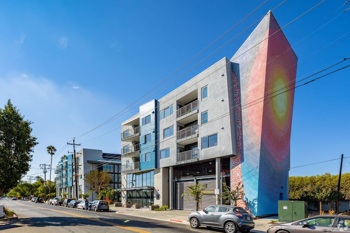 Exterior of Exhibit at J Town Apartments, an Airbnb-friendly apartment in San Jose, CA