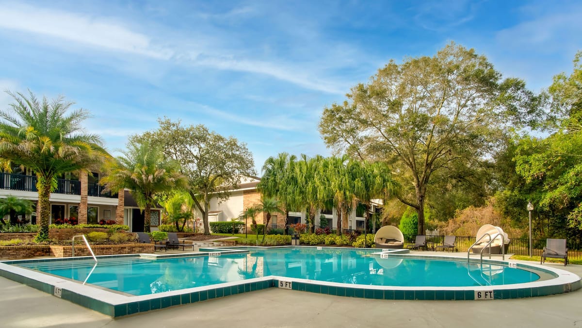 Exterior of Grand Pavilion, an Airbnb-friendly apartment in Tampa, FL