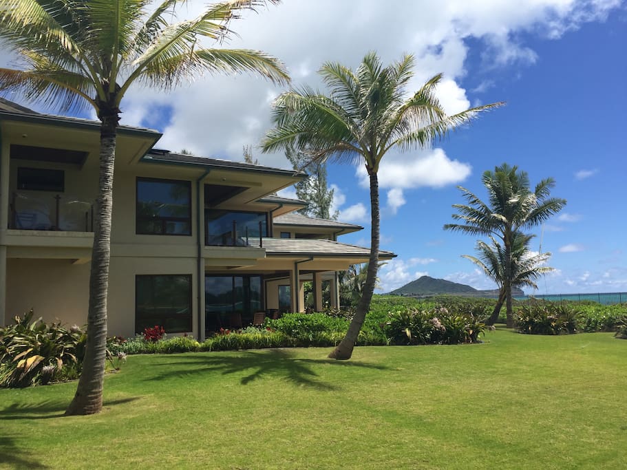 House B facing the ocean