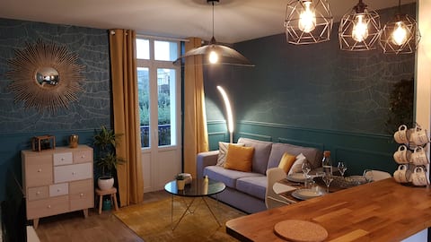 Top performing Airbnb: Renovated 40 m² 2-room apartment, Rochebonne, 2 people, 400 m from the beach in Saint Malo