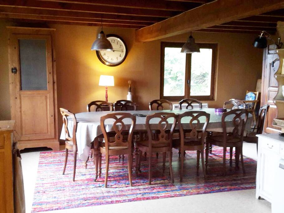 RdC - Salle à manger sur cuisine ouverte