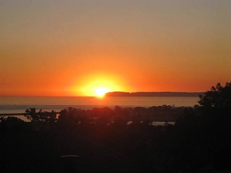 Sunset Catalina view from upstairs. You are going to love it here.