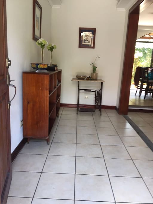 Main entrance foyer. View from the main door.