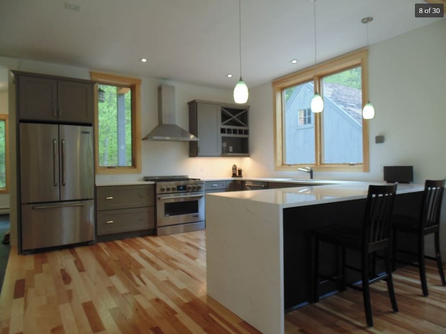 Kitchen view from living room