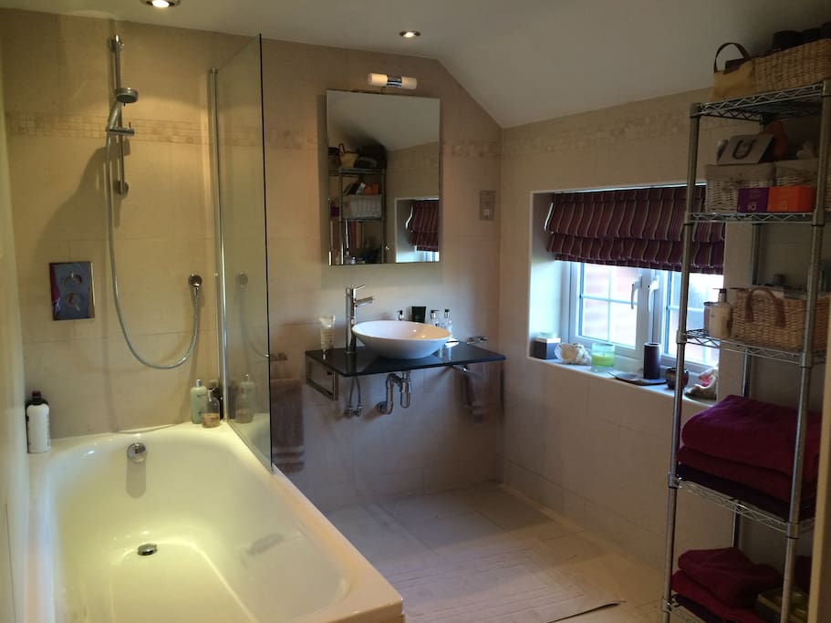 Use of our well finished, spacious luxury bathroom
