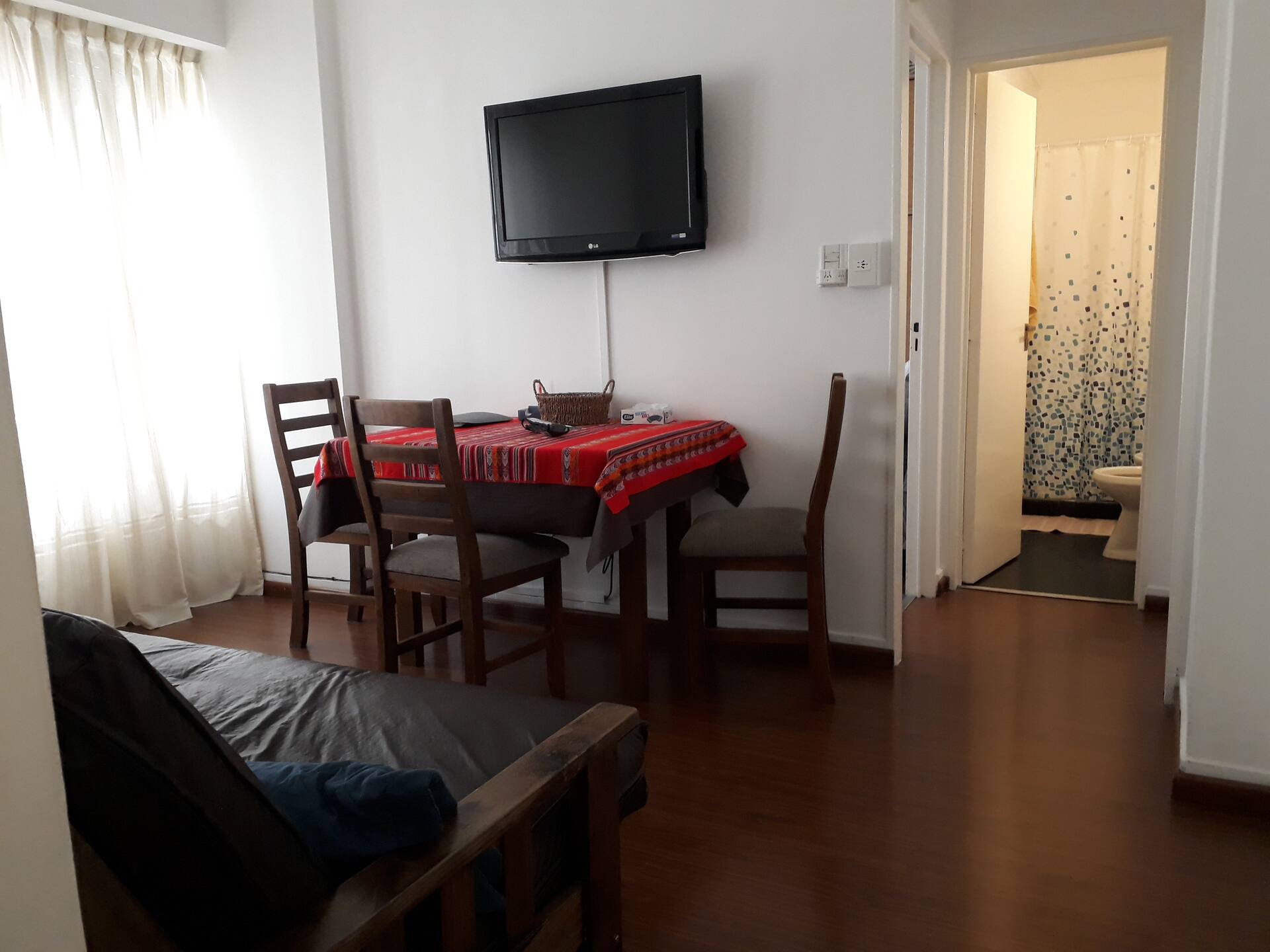 Furnished one-bedroom apartment on Av. de Mayo in San Nicolás