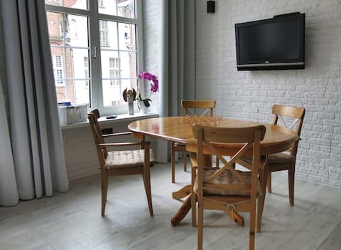 Apartment with mezzanine in heart Old Town Gdansk