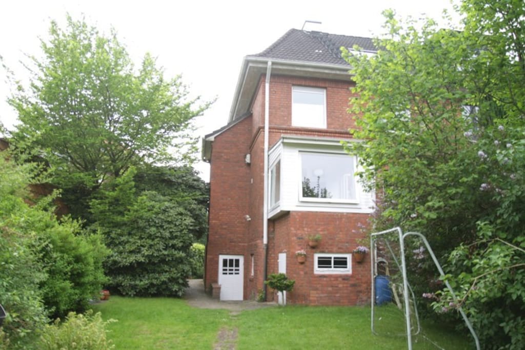 Rückseite des Hauses
