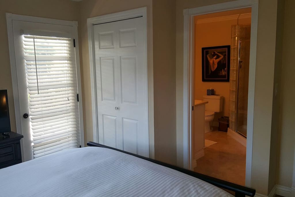 Your Suite has a Private Entrance and Bathroom