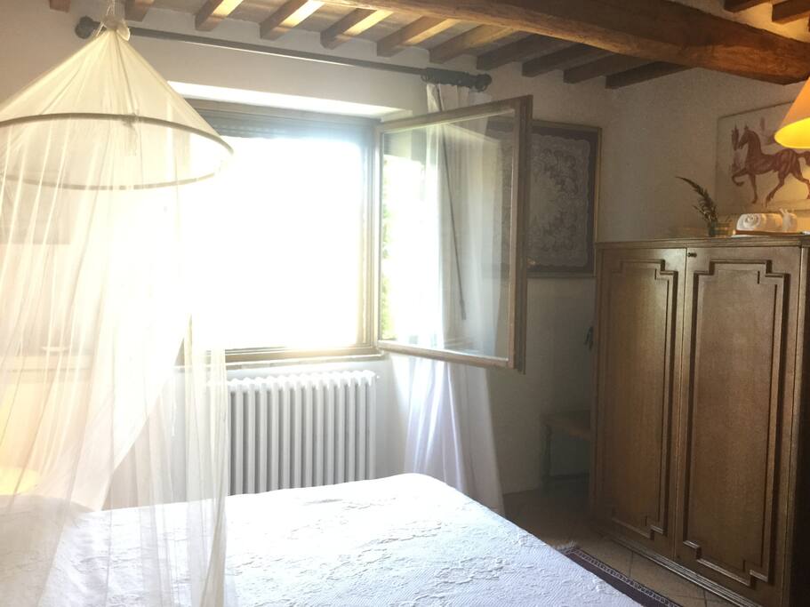 the bedroom