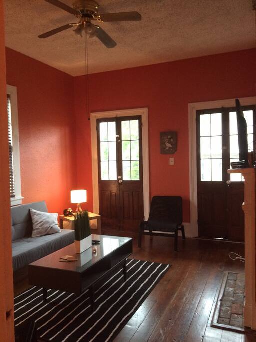 Living Room opens onto spacious balcony