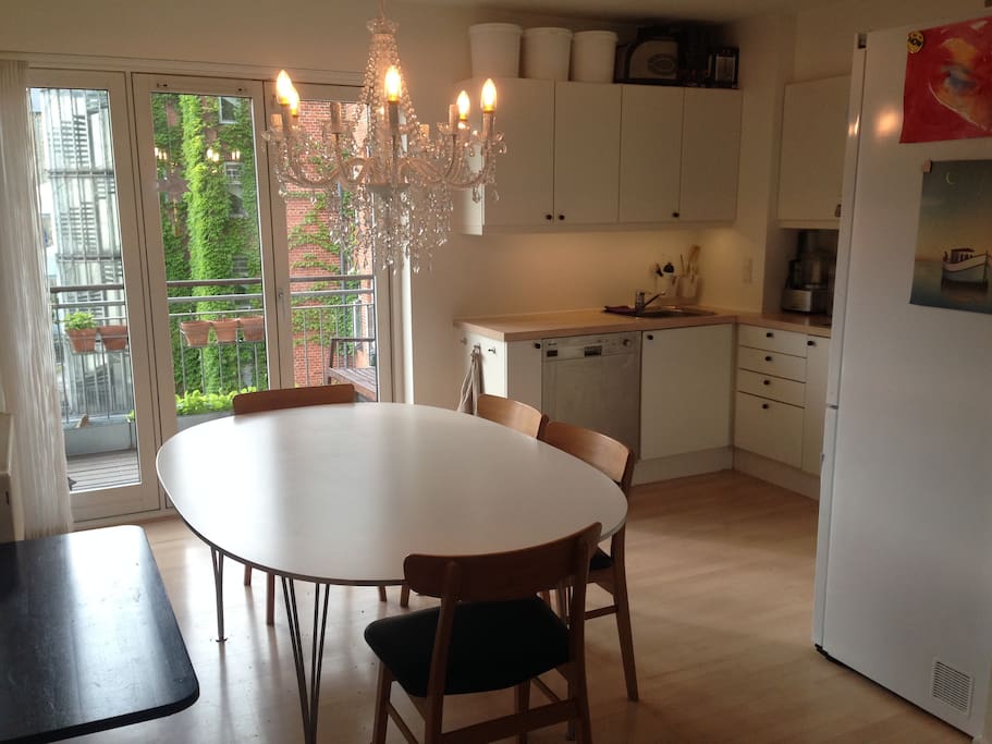 Kitchen and dining room