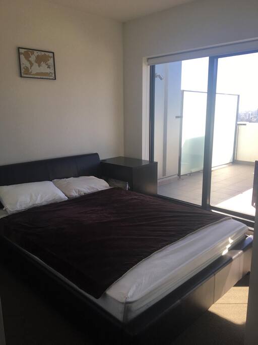 Bedroom with balcony