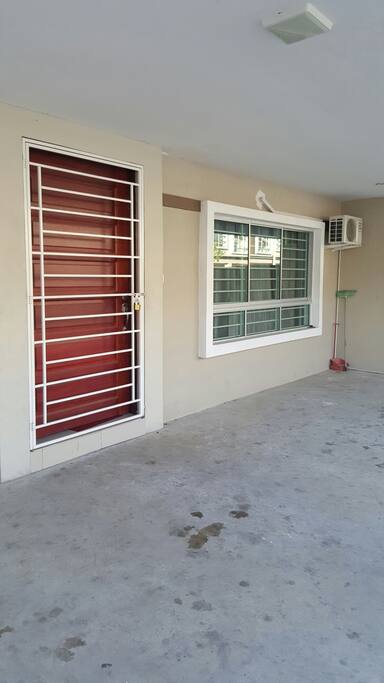 Huge wooden door inviting guest into the house