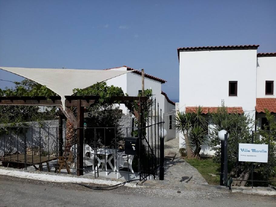 The entrance