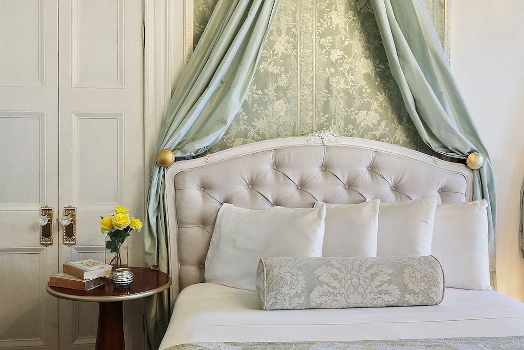 Two quenn size beds with tempurpedic mattresses and luxury 500 threads linens for maximum comfort
