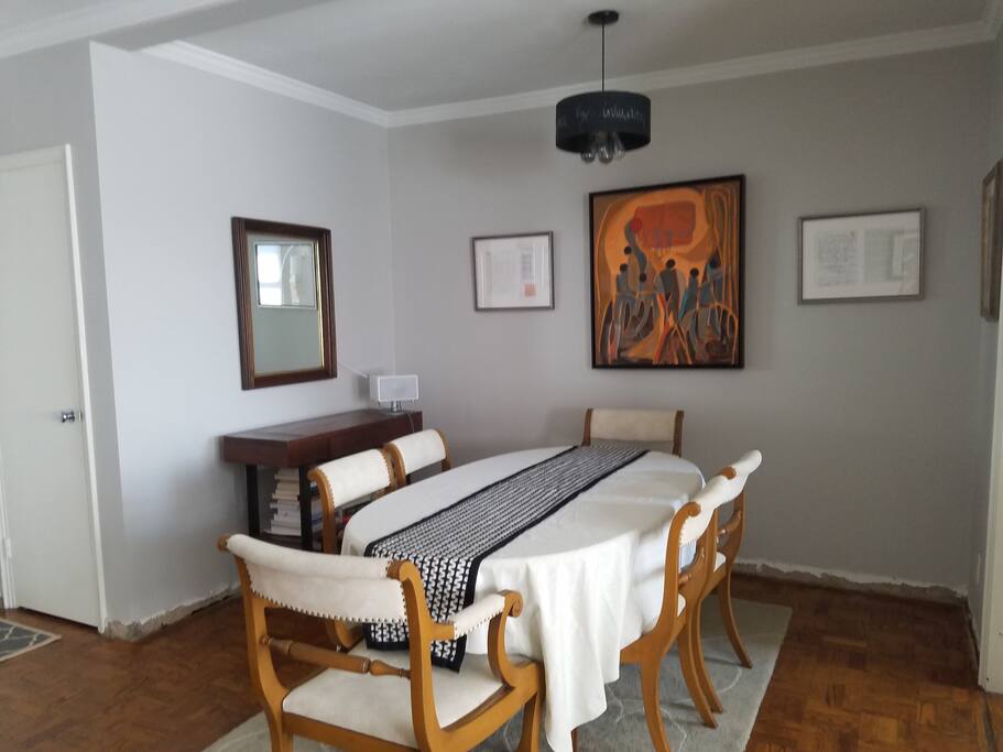 Dining room is to the left when you enter.