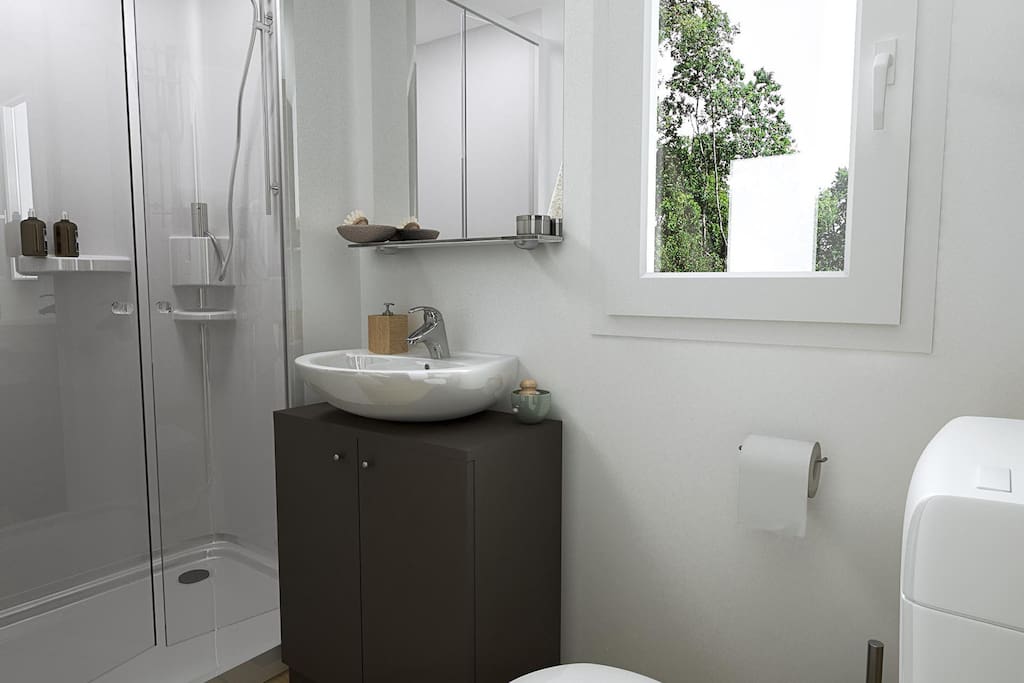 Mobile Home Bronze Bathroom