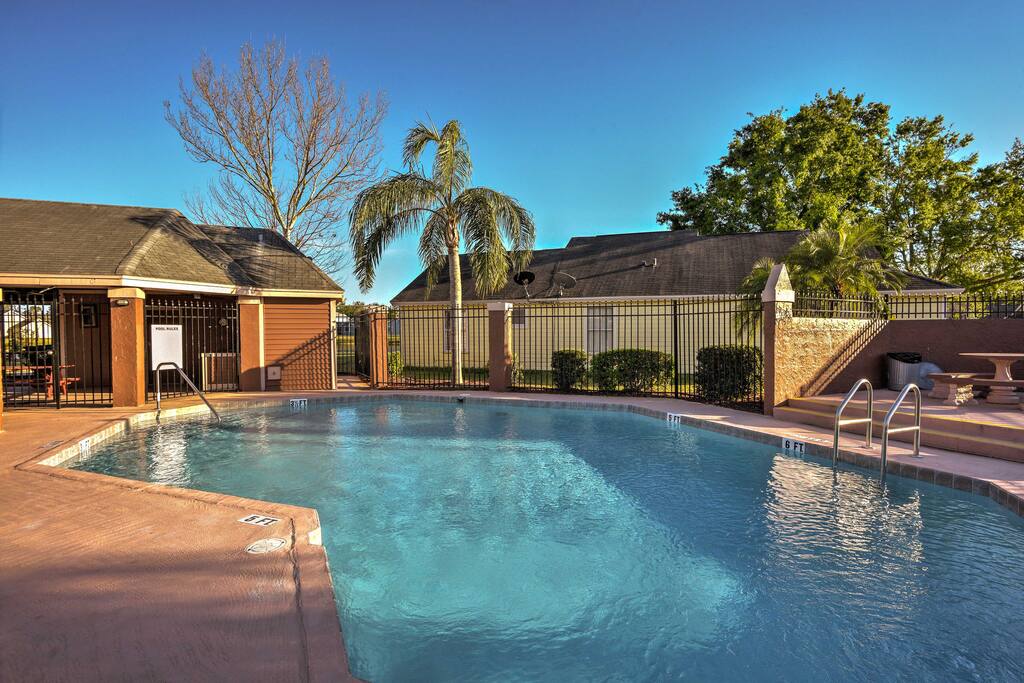 Enjoy the on-site pool or head to Disney roughly 23 minutes away!
