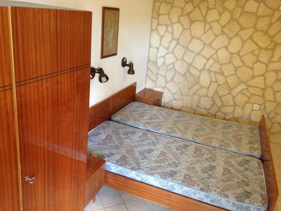 Bedroom - the ground floor apartment