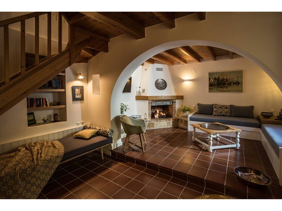 A late 19th century stone-built villa restored to a high standard and eclectically decorated with attention to quality and comfort.