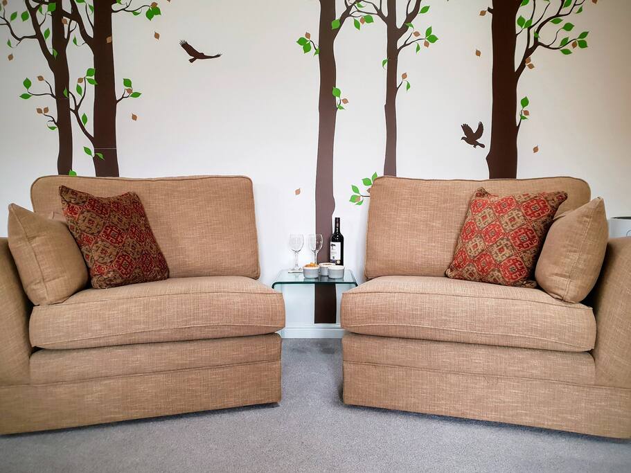 The 'Nook' - 2nd seating area with nibbles provided